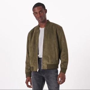 Abercrombie and Fitch Vegan Suede Bomber